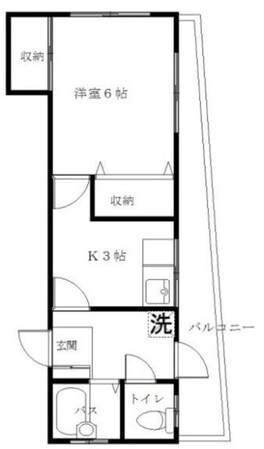 中山マンションの物件間取画像